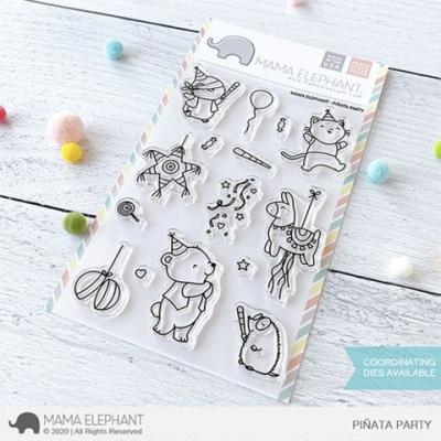Mama Elephant Clear Stamps - Pinata Party